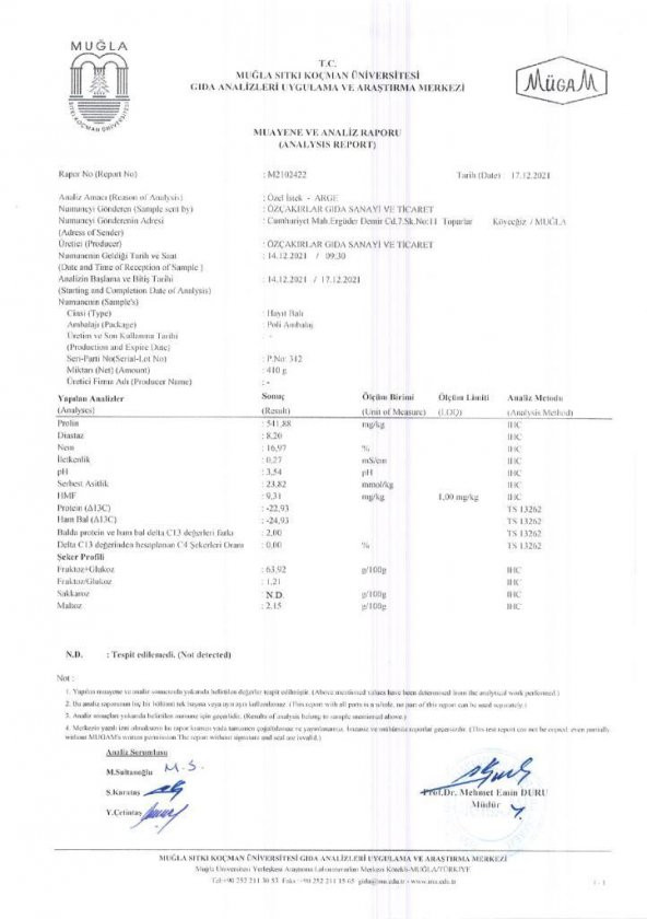 Kb Köyceğiz Balı Hayıt Balı 660 G Cam Kavanoz - 7