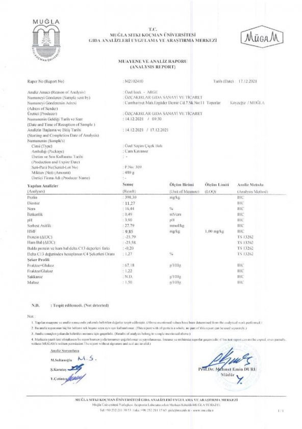 Kb Köyceğiz Balı Özel Seçim Çiçek Balı 850 G Cam Kavanoz - 7