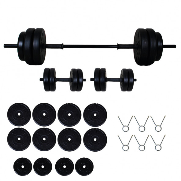 55 Kg Halter Seti Dambıl Seti Ağırlık Seti. 2 Yıl Garantili Üreticiden Halka