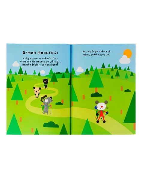 3-6 Yaş Arty Mouse Yapıştırma Etkinlikleri Eolo Yayınları - Resim 5