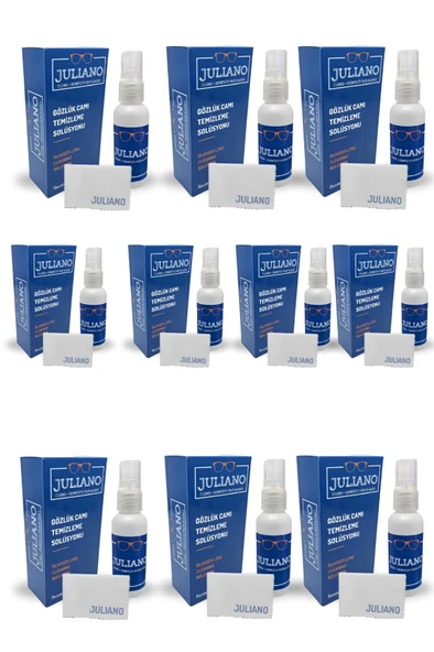Juliano 10 Adet Gözlük Temizleme Antistatik Solusyon Sprey Set ürün görseli