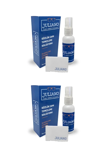Juliano 2 Adet Gözlük Temizleme Antistatik Solusyon Sprey Set ürün görseli