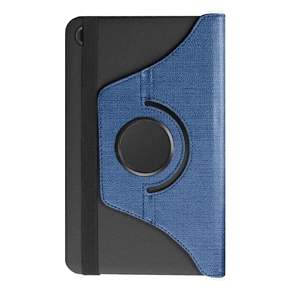 Samsung Galaxy Tab A T510/T515/T517 Kılıf Fabric 360 Derece Döner Standlı - 8