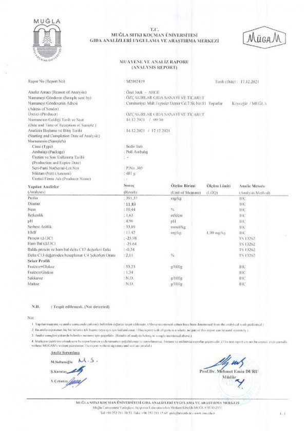 Kb Köyceğiz Balı Sedir Balı 850 G Cam Kavanoz - 7