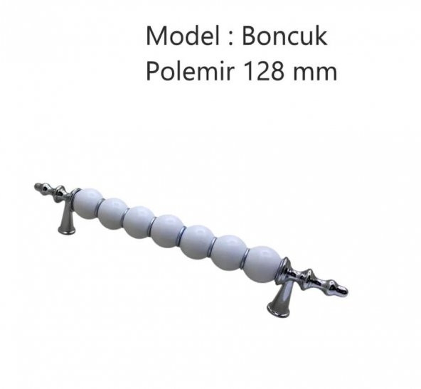 Misket Porselen Görünümlü 128mm Kulp Modelleri Dolap Çekmece Mobilya Mutfak Kulbu 5li - 2