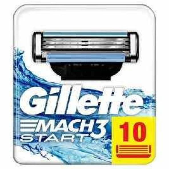 Gillette Mach3 Start Erkek Yedek Tıraş Bıçağı 10'lu