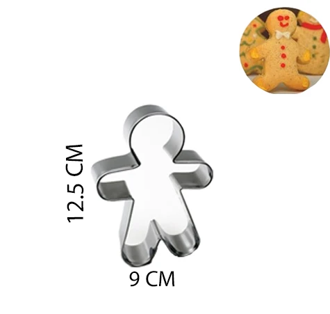Kek Ve Kurabiye Kalıbı BÜYÜK Boy Kopat Kurabiye Adam 12.5X9 CM - 2
