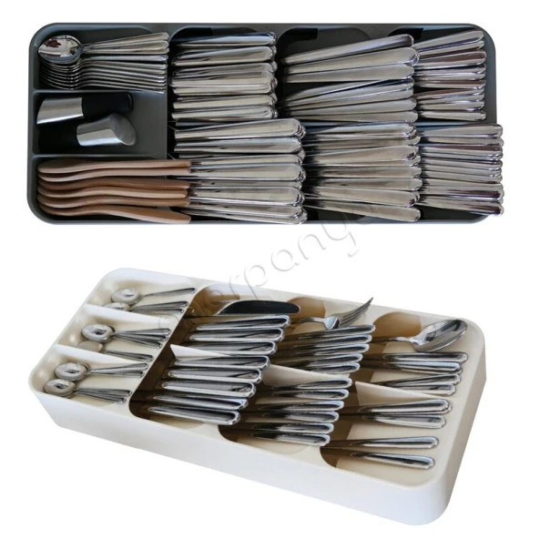 9 Bölmeli Çekmece İçi Kaşıklık Çekmece Düzenleyici Organizer - 4