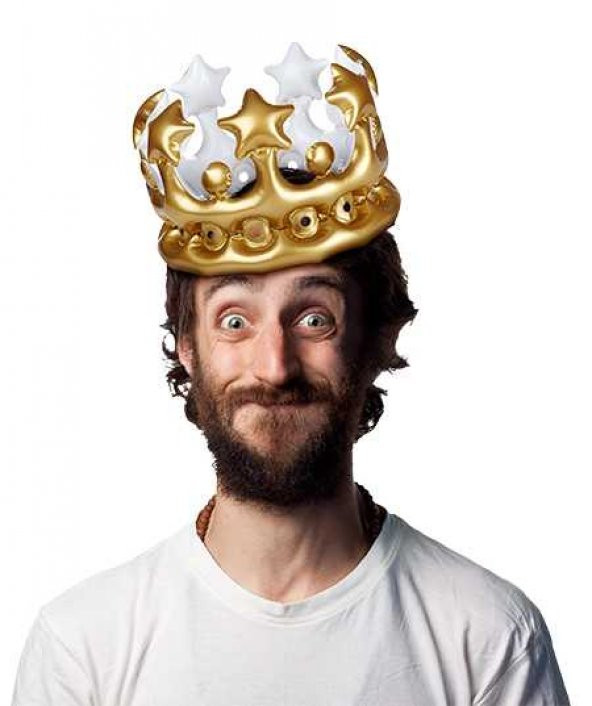 Şişme Kral & Kraliçe Tacı - Royal For The Day - 2