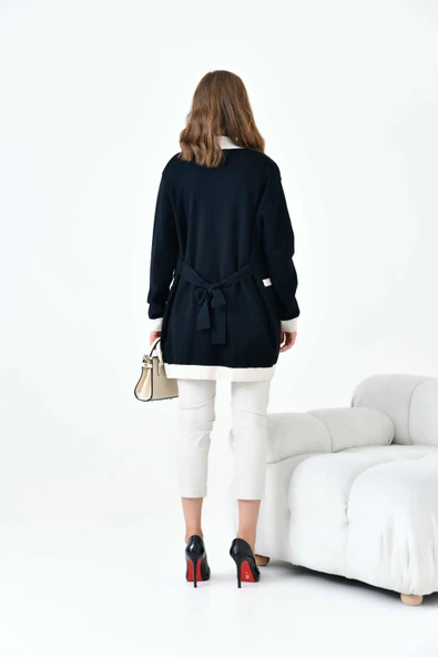 FTZ Women Kadın İki Renkli Giycık  Siyah 20716 - Resim 7