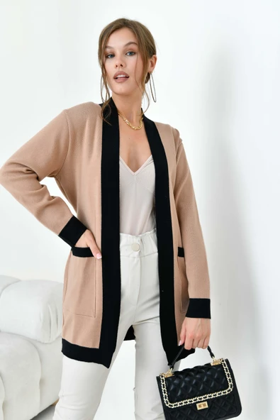 FTZ Women Kadın İki Renkli Giycık  Bisküvi 20716 - Resim 5