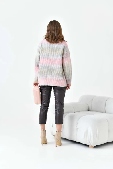 FTZ Women Kadın Broş Detaylı Hırka  Taş 20789 - 7