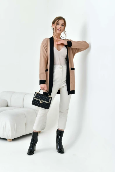 FTZ Women Kadın İki Renkli Giycık  Bisküvi 20716 - Resim 4