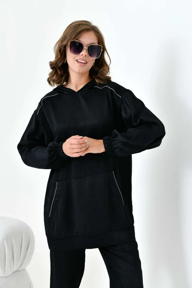 FTZ Women Kadın Modal Takım  Siyah 30878 - 3