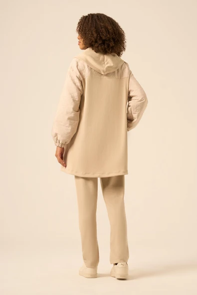 FTZ Women Kadın Oysho Takım  Beige 30937 - Resim 6