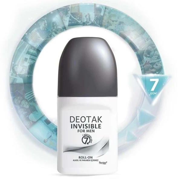 Deotak Roll-On 35ML Invısıble (Formen/Erkek) (6 Lı Set) - Resim 3