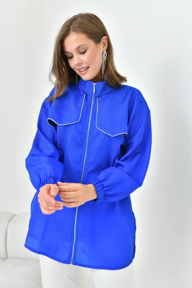 Ftz Women Kadın Organze Cap Saks Mavi 30854