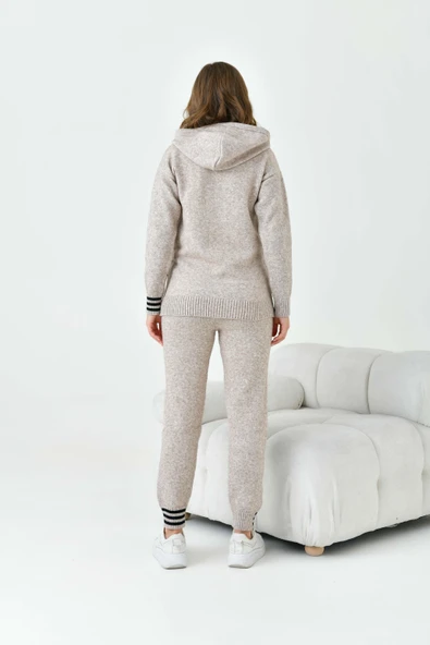 FTZ Women Kadın Çizgi Detaylı İkili Takım  Taş 20661 - Resim 7