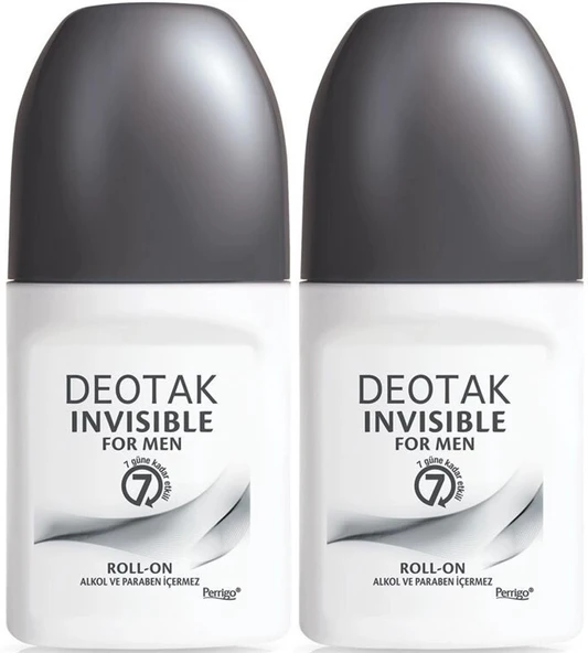 Deotak Roll-On 35ML Invısıble (Formen/Erkek) (2 Li Set)