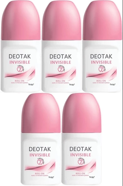 Deotak Roll-On 35ML Invısıble (Women/Kadın) (5 Li Set)