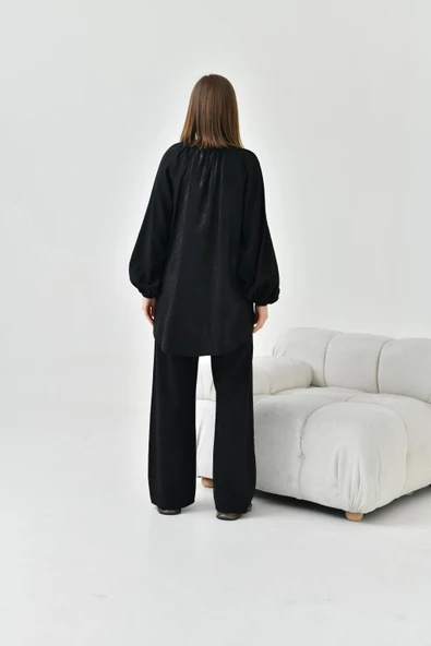 FTZ Women Kadın Varak Takım  Siyah 30806 - Resim 7