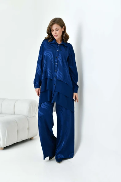 FTZ Women Kadın Jakar Takım  Lacivert 30876 ürün görseli