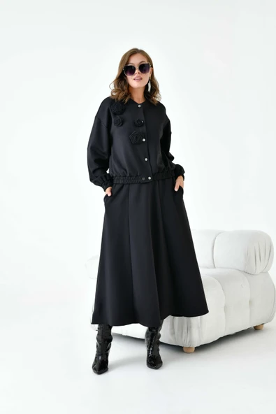 FTZ Women Kadın Scuba Takım  Siyah 30913 ürün görseli 1