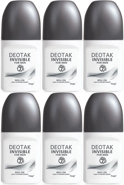 Deotak Roll-On 35ML Invısıble (Formen/Erkek) (6 Lı Set)