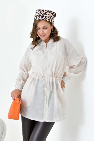 FTZ Women Kadın Kesme Cap  Beige 30853 - Resim 3