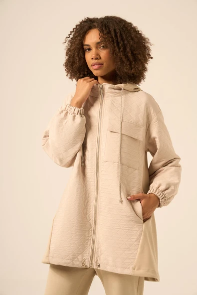 FTZ Women Kadın Oysho Takım  Beige 30937 - Resim 2