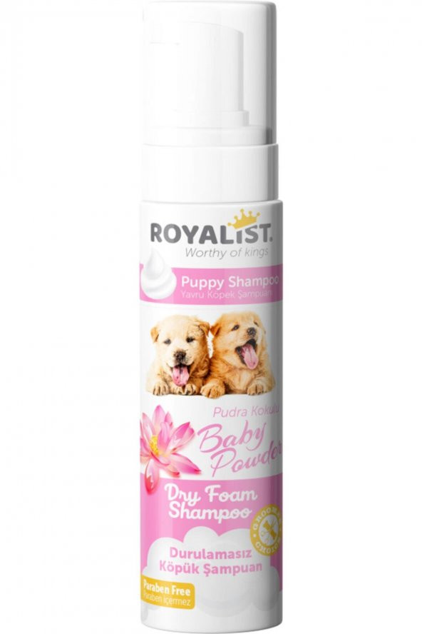 Royalist Köpük Puppy Yavru Köpek Şampuanı 200 ml Pudra Kokulu