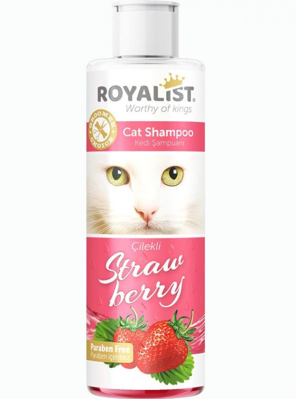 Royalist Strawberry Çilekli Kedi Şampuanı 250 ml