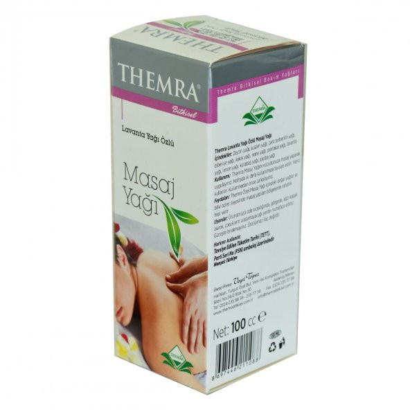 Themra Bitkisel Lavanta Yağı Özlü Masaj Yağı 100 cc - 3