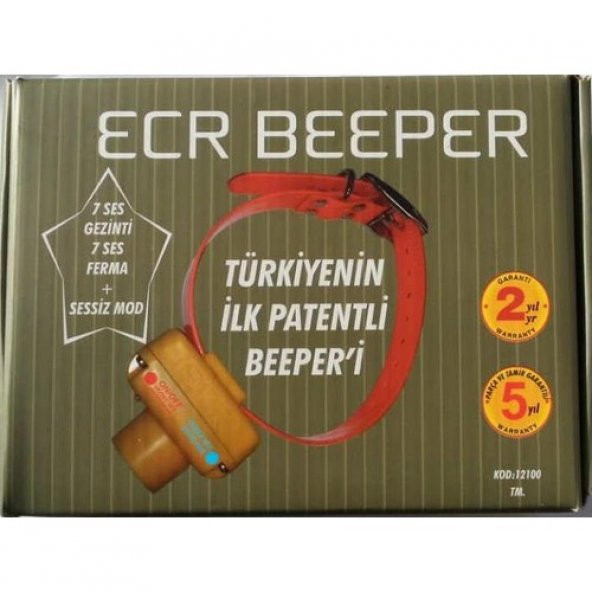 Ecr Beeper 7+7 Ses Beeper Tasma (Su Geçirmez Elektronik Köpek Tasması) - 2