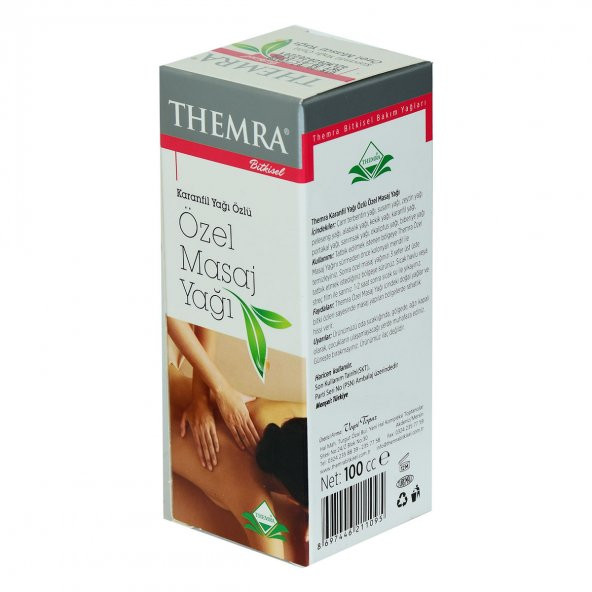 Themra Bitkisel Karanfil Yağı Özlü Özel Masaj Yağı 100 cc - 3
