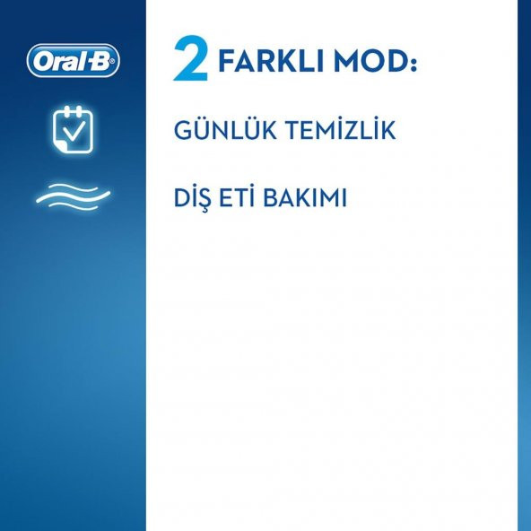 Oral-B Pro 2500 Şarj Edilebilir Diş Fırçası Cross Action Flora Blue + Seyahat Kabı - 4