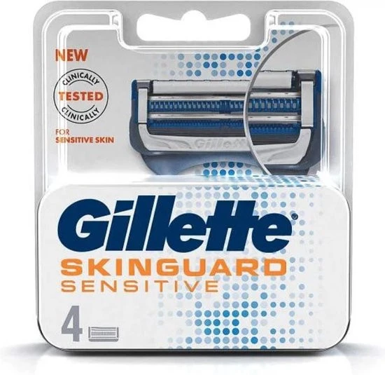 Gillette Skinguard Yedek Tıraş Bıçağı 4'Lü