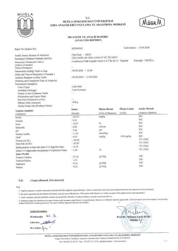 Kb Köyceğiz Balı Çaltı Balı 450 G Cam Kavanoz - 8