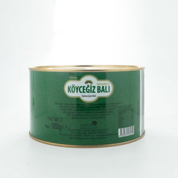 Kb Köyceğiz Balı Çam Balı 1850 G Teneke - 4