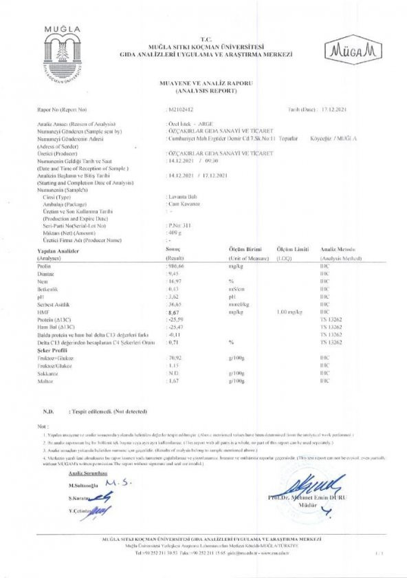 Kb Köyceğiz Balı Lavanta Balı 450 G Cam Kavanoz - 7