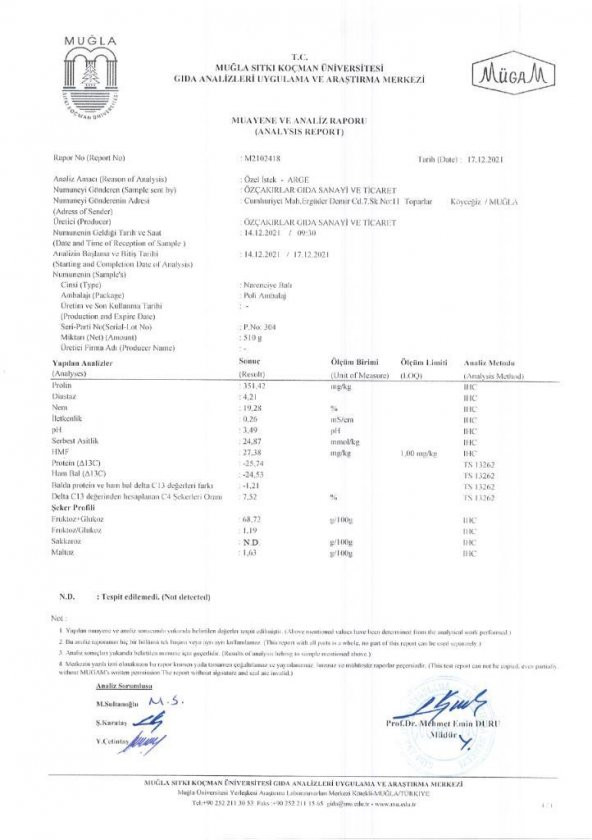 Kb Köyceğiz Balı Narenciye Balı 330 G Cam Kavanoz - 7