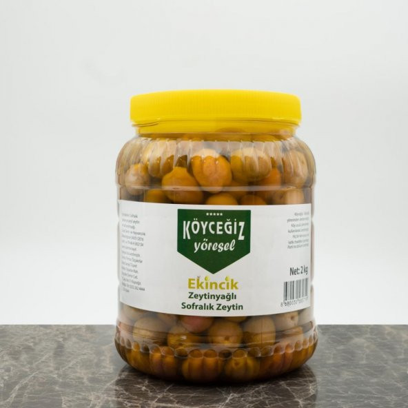 Kb Köyceğiz Yöresel Ekincik Sofralık Zeytin 2000 G - Resim 2