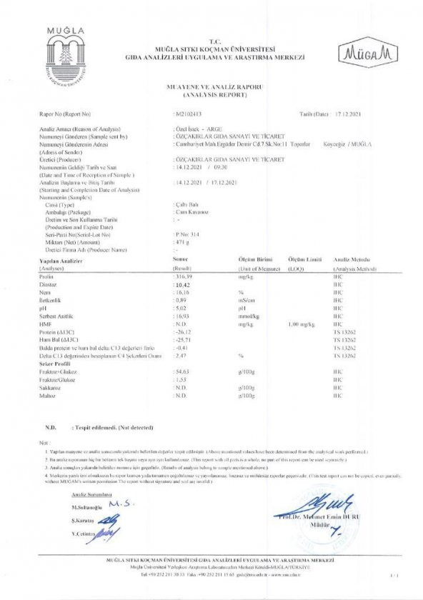 Kb Köyceğiz Balı Çaltı Balı 450 G Cam Kavanoz - 7