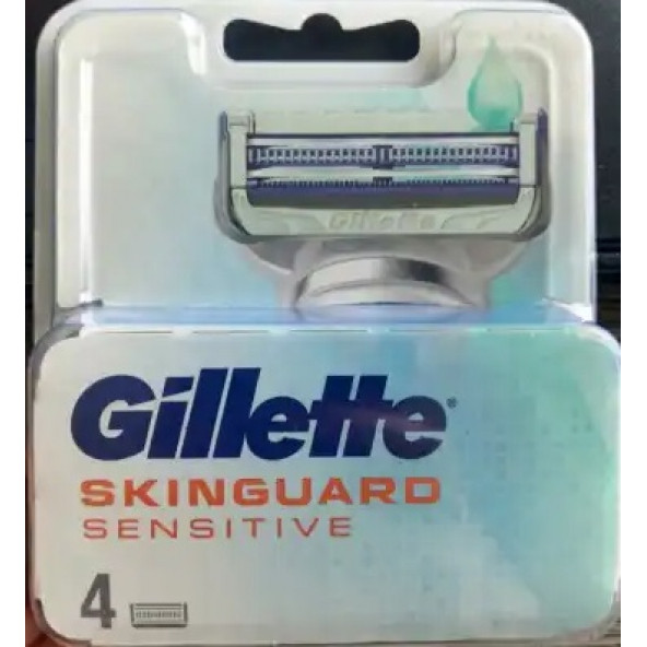 Gillette Skinguard Yedek Tıraş Bıçağı 4'Lü
