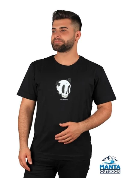 Manta MNT 2307-1 Kuru Kafa Baskılı Erkek T-Shirt ürün görseli 1