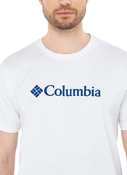 Columbia Cs0287 Csc M Basic Big Logo Brushed Ss Tee Erkek T-Shirt - Resim 5