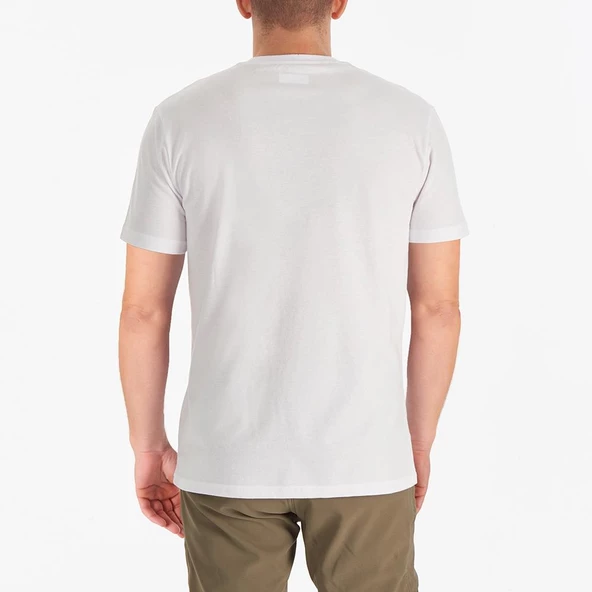 Columbia Cs0282 Csc M Basic Sm Logo Brushed Ss Tee Erkek T-Shirt - Resim 2