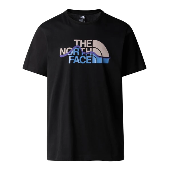The North Face M S/S Mountain Line Tee Erkek T-Shirt ürün görseli 1