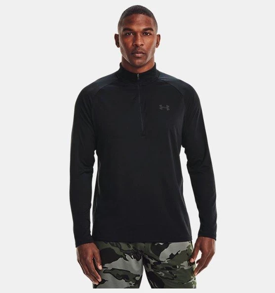 Under Armour UA Tech 2.0 1/2 Zip Erkek Uzun Kollu T-Shirt ürün görseli 1
