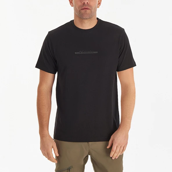 Columbia Cs0121 Csc M Bar Split Graphic Ss Tee Erkek T-Shirt - 1